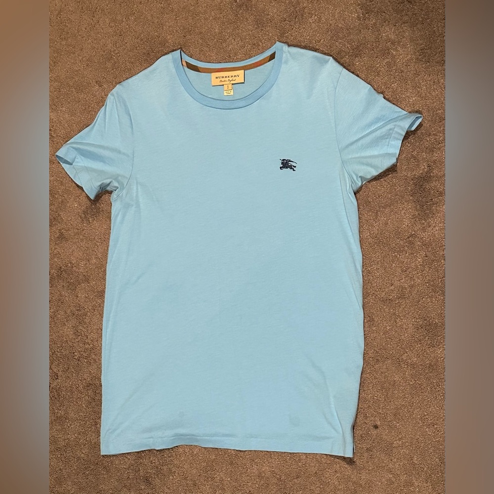 Burberry Embroidered Logo Tee Men's Small